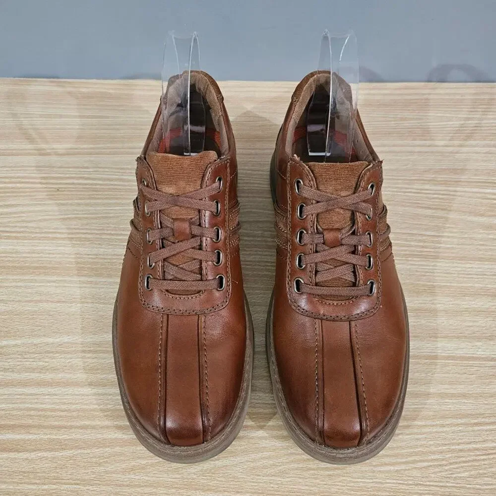 Clarks Oxfords Un Ramble Go Sneaker Mens Size 7 Brown Leather Shoes